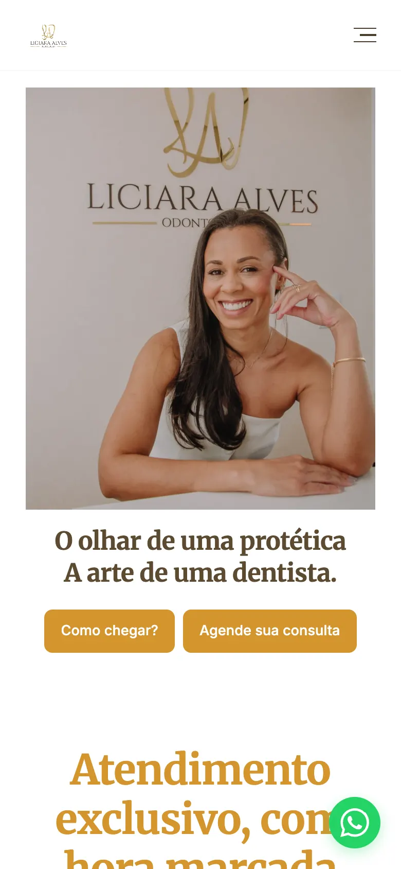 Liciara Alves Odontologia no celular, tela 1