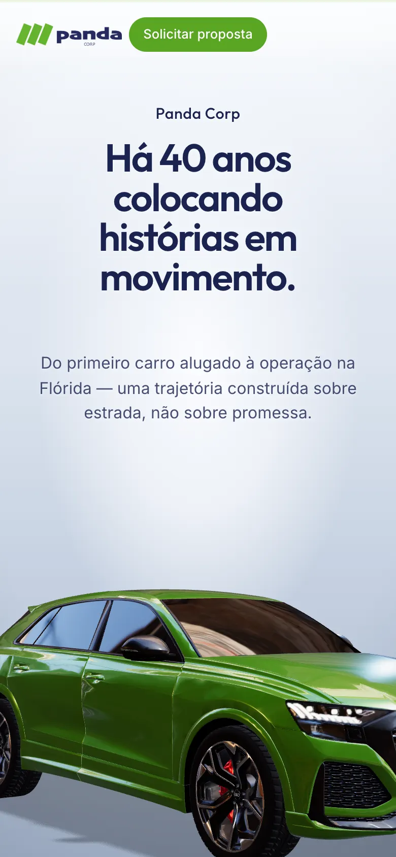 Panda Corp no celular, tela 1